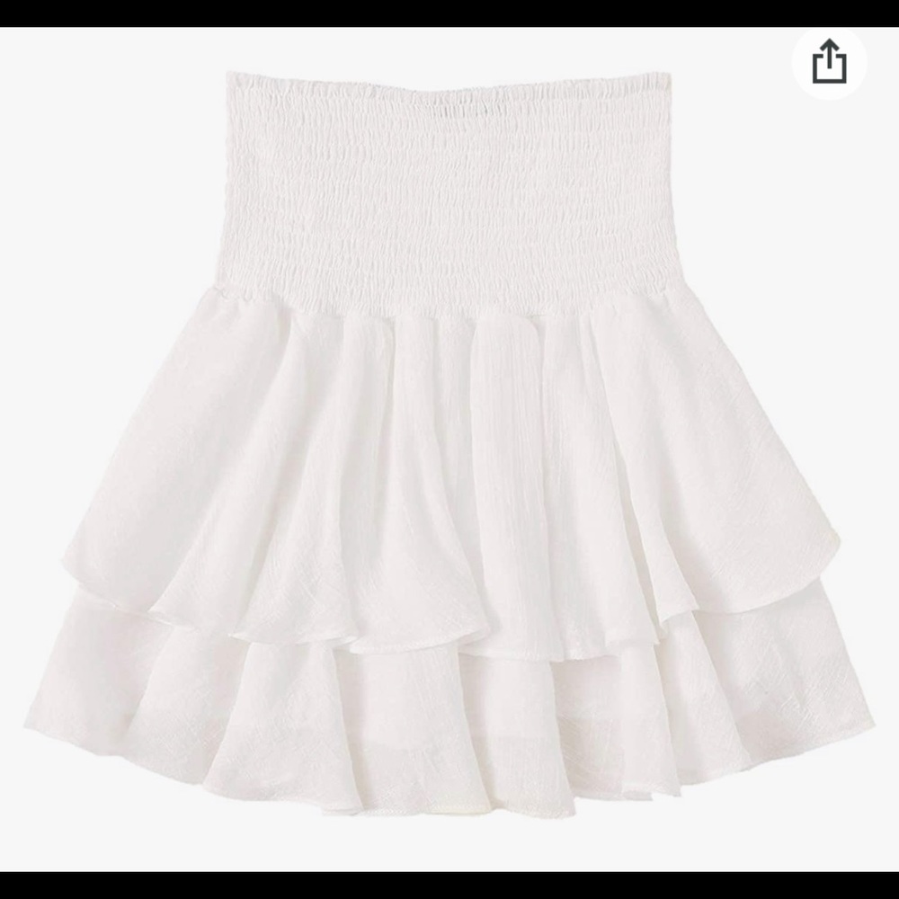 White Amazon skirt